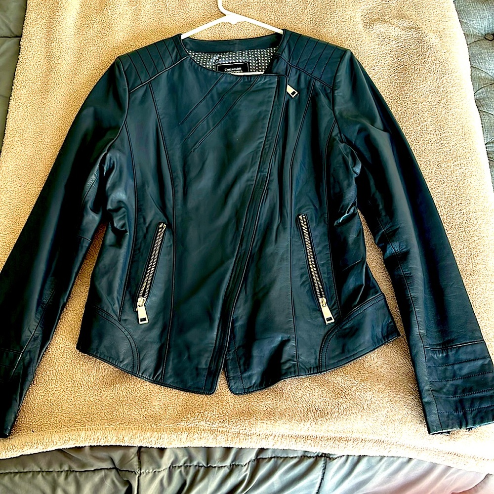 Natural leather new women jacket